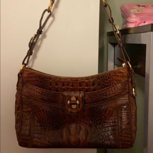 Brahmin bag brown in color